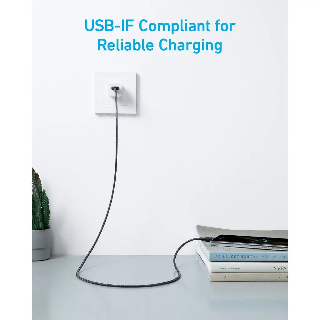 ANKER USB-A to USB-C Cable (6ft Braided )