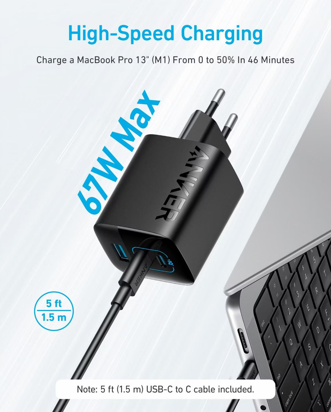 ANKER 336 CHARGEUR (67W)