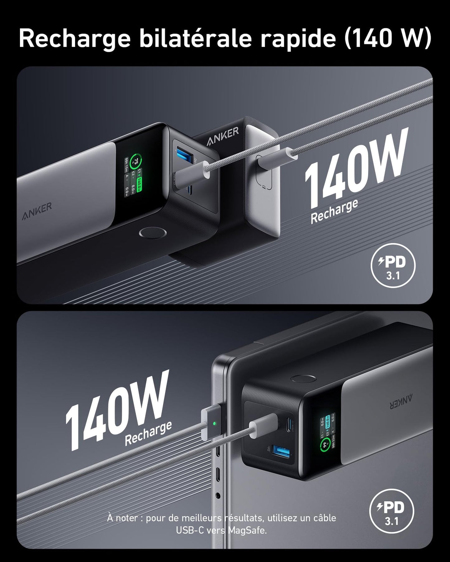 Anker 737 Powerbank (GaN Prime, 140 W)