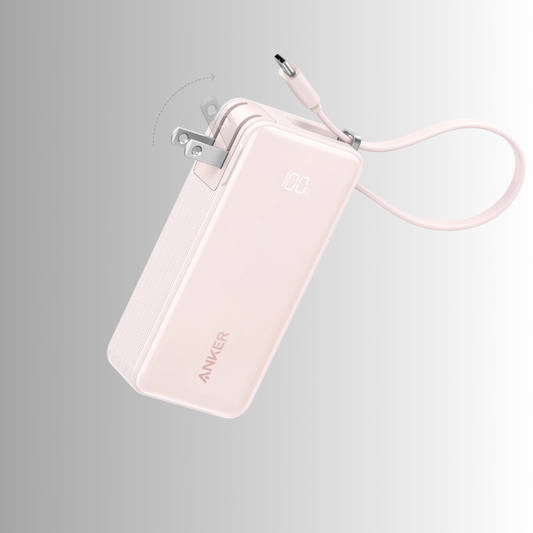 Anker Power Bank (10K, Fusion, Built-In Cable)
