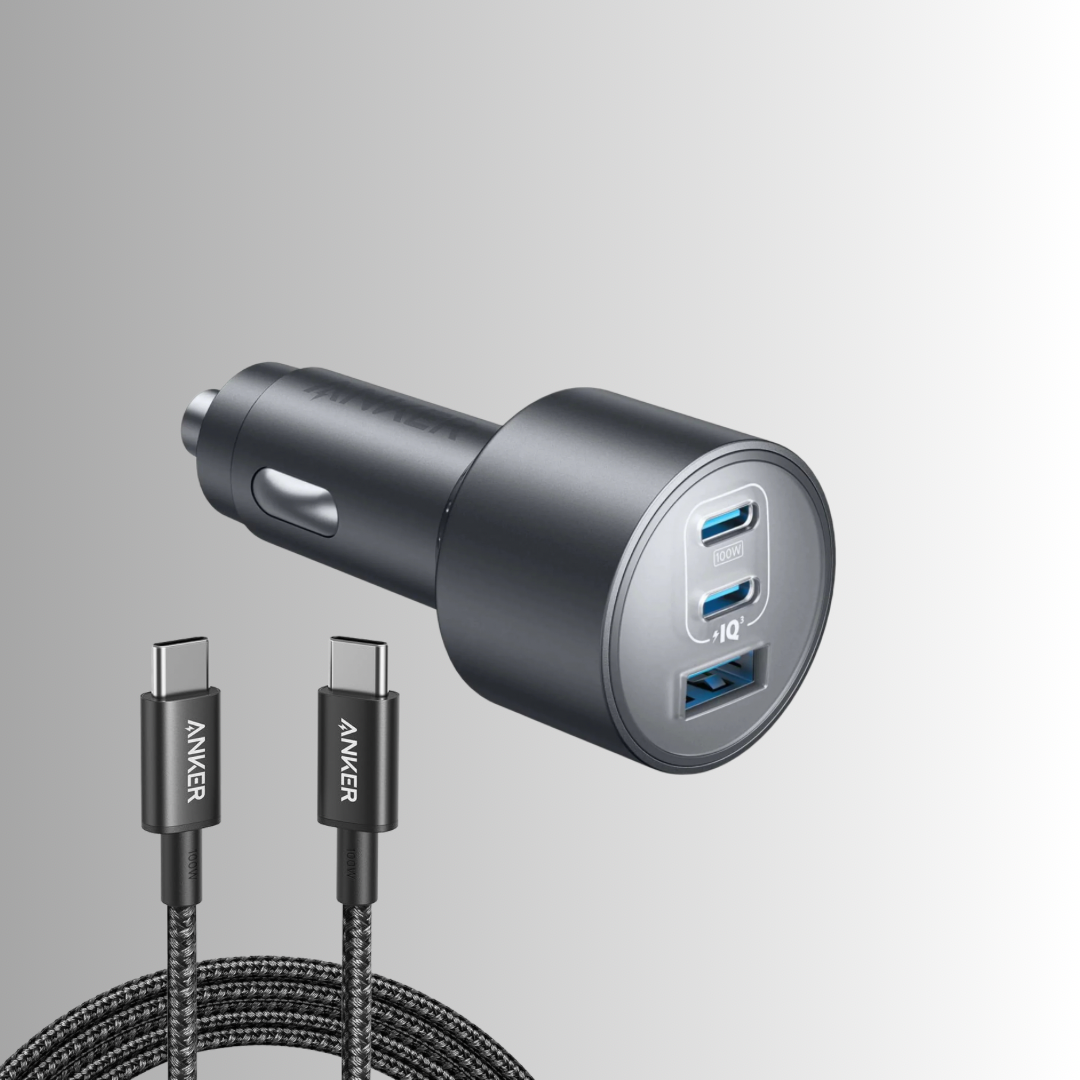 ANKER NANO  167,5W CAR CHARGER+ CABLE ANKER 100W