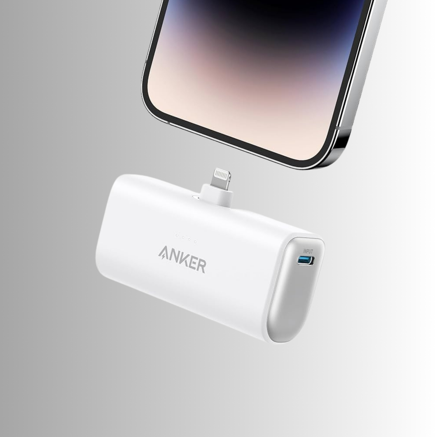 Anker Nano Power Bank (12W, Built-In Lightning Connector)