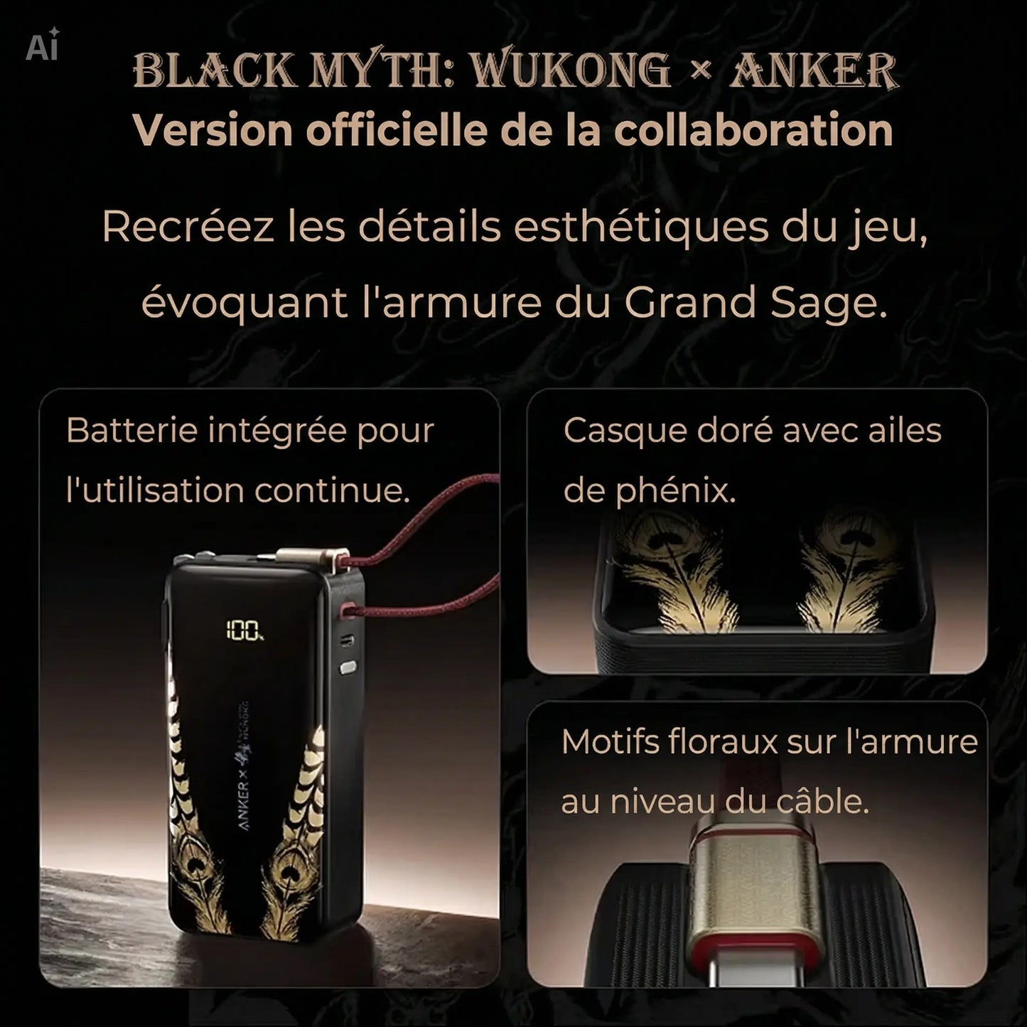 Anker Fusion (10K.30W) -Édition Black Myth Wukong-