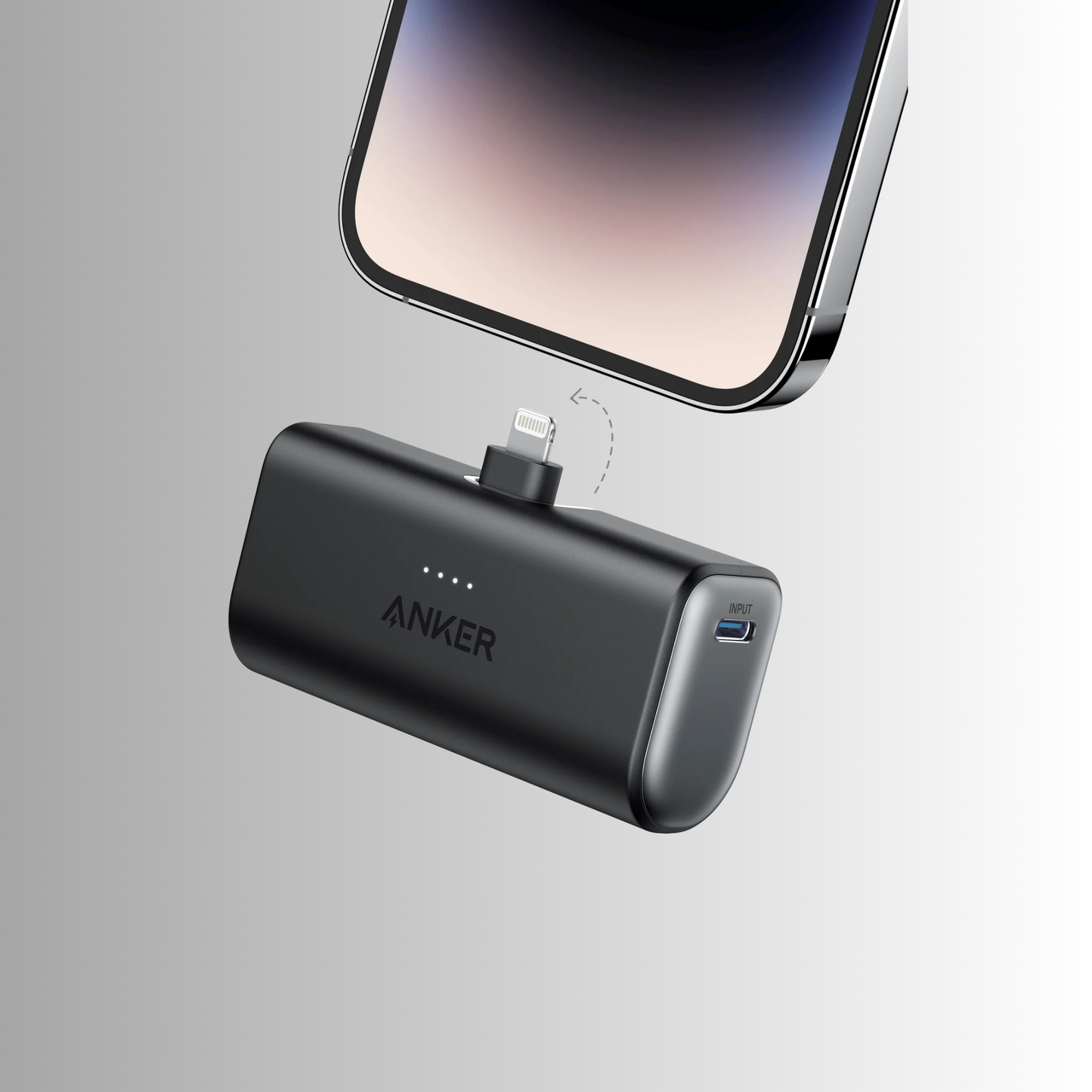 Anker Nano Power Bank (12W, Built-In Lightning Connector)