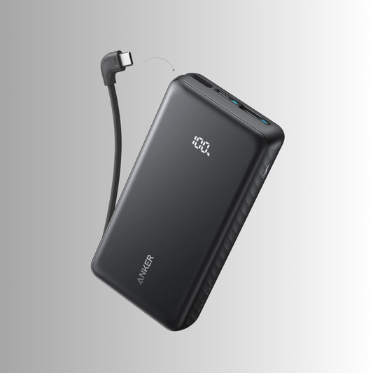 Anker Zolo Power Bank (20K, 22.5W, Built-In USB-C Cable)