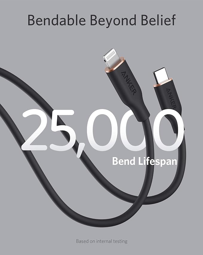 ANKER PowerLine III Flow Lightning (certifié MFi)